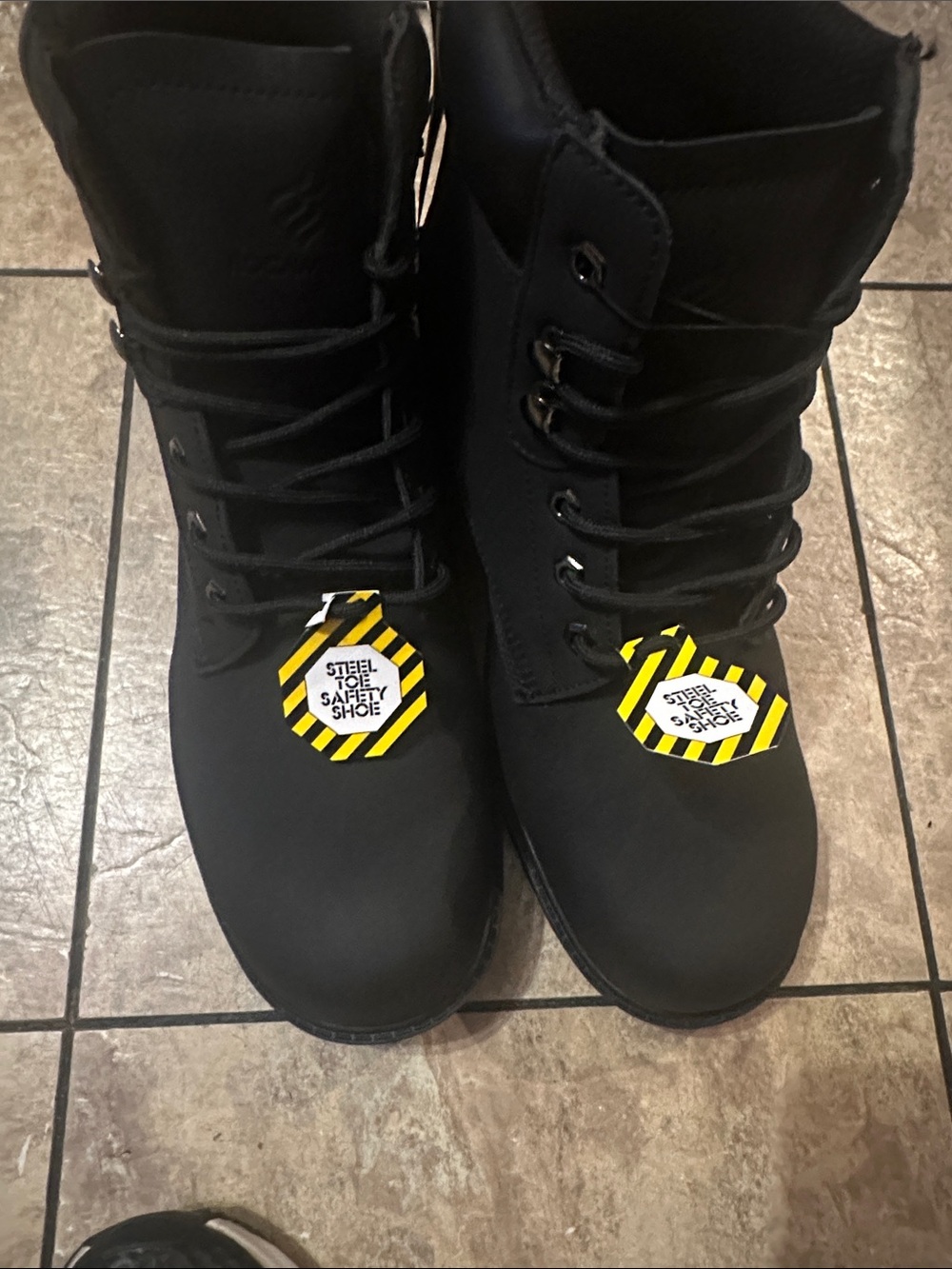 Rocawear Black Lace-Up Tactical Boots